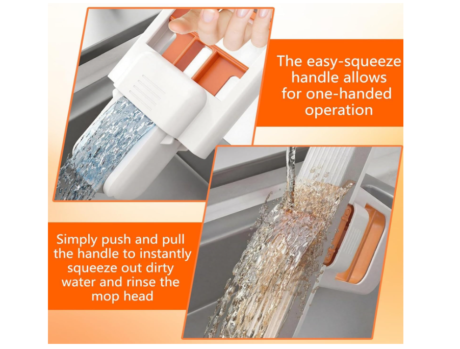 Mini Foldable Portable  Mop | Effortless Cleaning for Kitchen, Bathroom & Glass