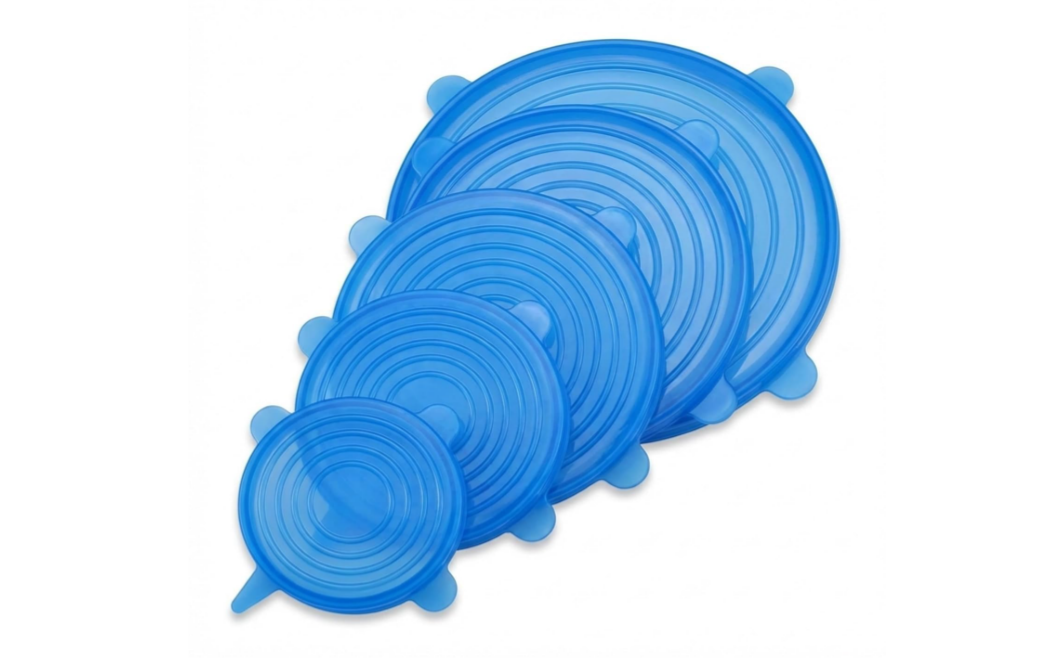 Reusable Silicone Stretch Lids Set of 6 | Airtight Food Covers